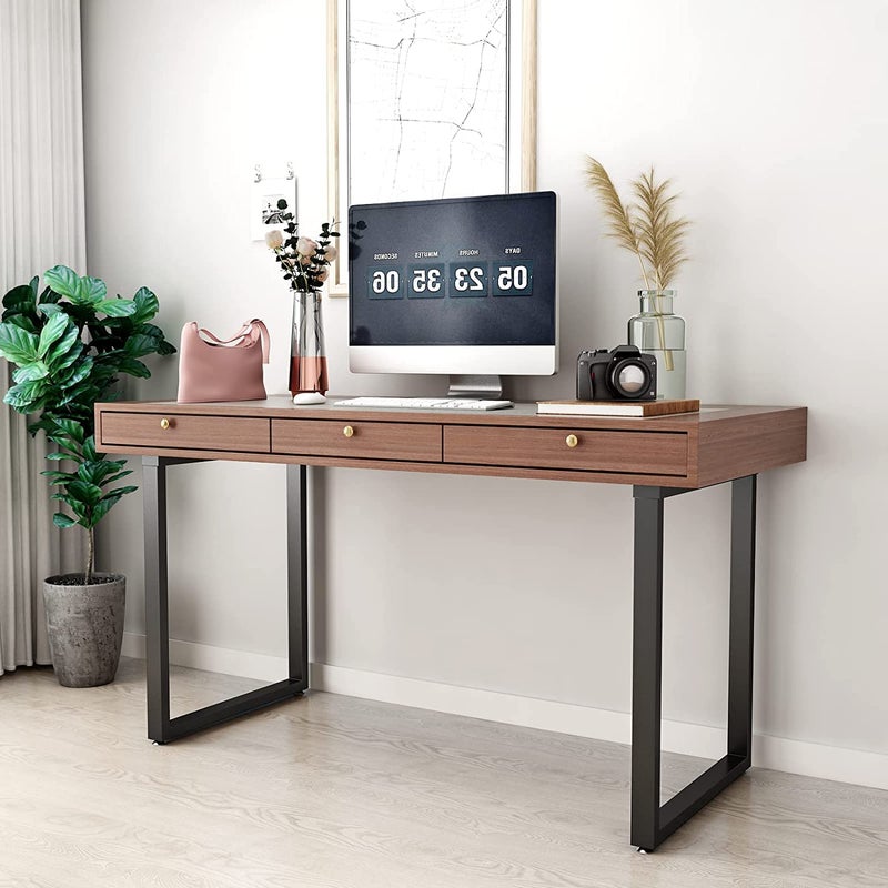 AVVIC MART Metal Black Table Legs Heavy Duty Square Iron Metal Desk Legs Set of 2 28 Height 18 Wide Furniture LegsDining Table LegsIndustrial Table LegsOnly Legs Without Board Black - Image 4