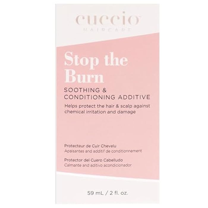 Cuccio Haircare Stop The Burn - Prevents Chemical Burn And Peroxide Damage - Reduces Scalp Itching And Irritations - Can Be Mix Into Formula - Apply Directly To Problem Area - 2 Oz Conditioner - Image 1