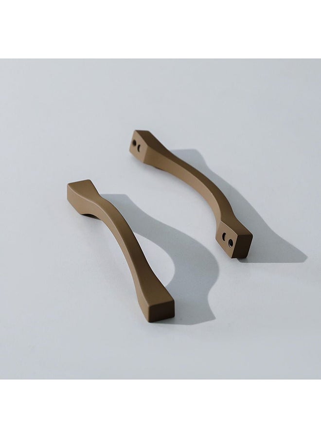 milano Milano Ivy Cabinet Zinc Handle – Premium Pull Handle for Kitchen Cabinets, Drawers, Cupboards, Wardrobes – Sleek Modern Design Furniture Handle Coffee Brown 202X25X16Mm  - Image 1