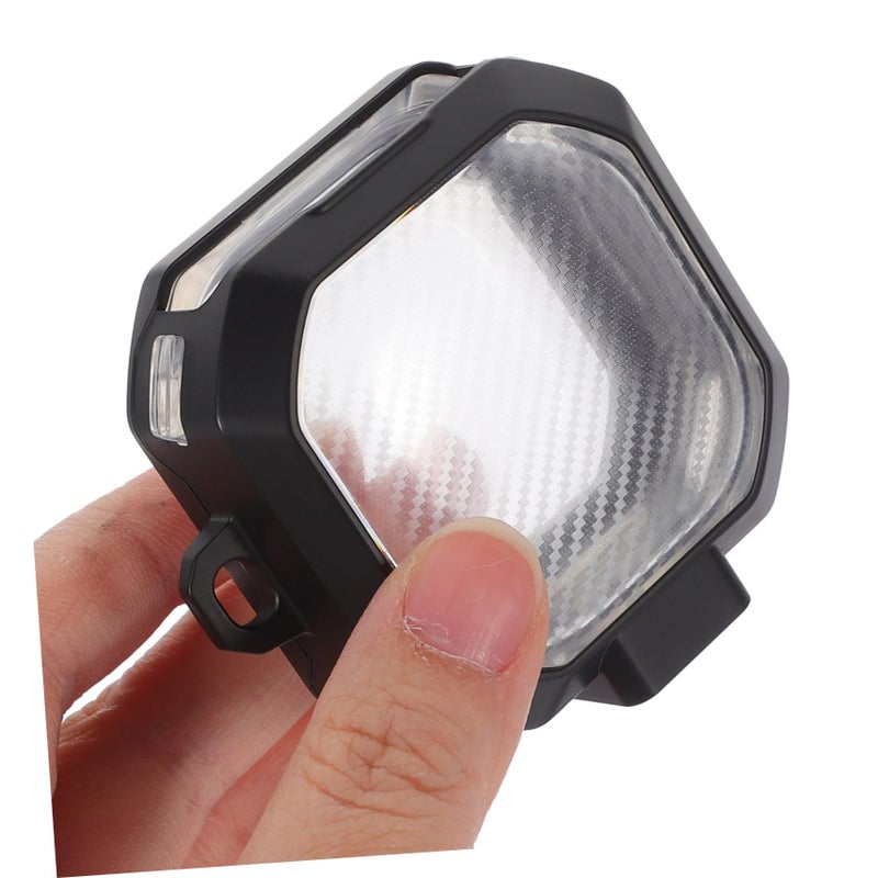 Black Transparent Carbon Fiber Earbuds Case with Keychain for Buds Pro Protective Cover 6X5 5X2 8CM - Image 4