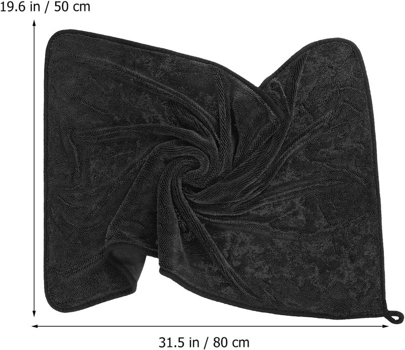 ABOOFAN Car Drying Towel Extra Large 50x80cm Microfiber Detailing Cloth Super Absorbent Window Cleaning Cloth for Car Exterior Care - Image 2