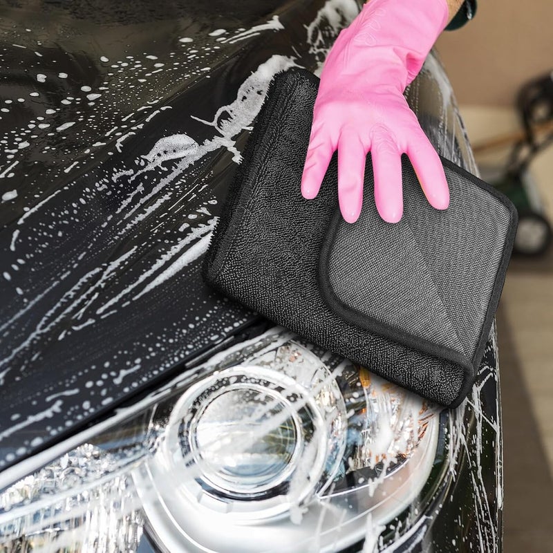 ABOOFAN Car Drying Towel Extra Large 50x80cm Microfiber Detailing Cloth Super Absorbent Window Cleaning Cloth for Car Exterior Care - Image 4