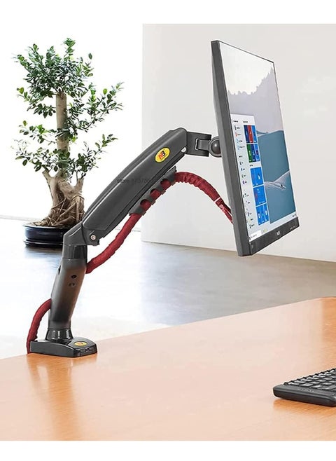 17-30 Inch Adjustable Monitor Arm with Gas Spring for Desk or Desktop Mount, LED TV Mount, Swivel, Tilt, Full Motion - F80