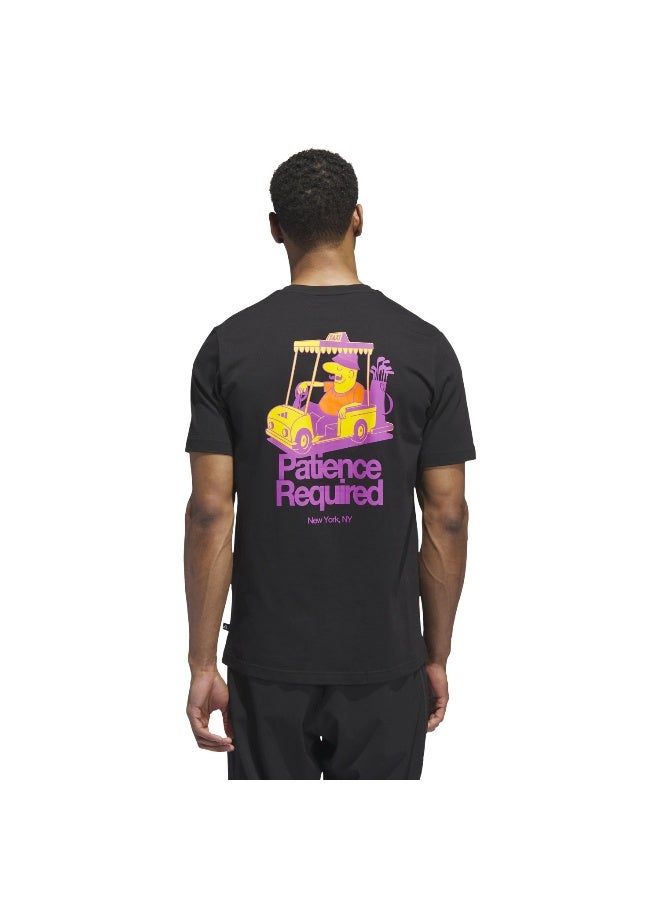 اديداس تيشيرت رجالي أسود مطبوع - Image 3