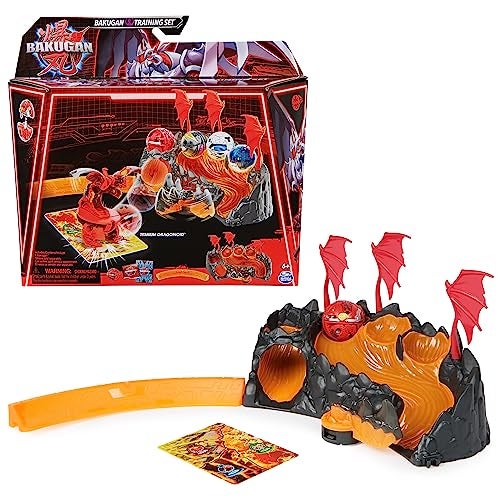 BAKUGAN مجموعة تدريب باكوجان مع تنين تيتانيوم من عائلة التنين، شخصية قابلة للتخصيص، بطاقات تداول ومجموعة ألعاب، ألعاب للأطفال من الأولاد والبنات 6 سنوات وما فوق - Image 1