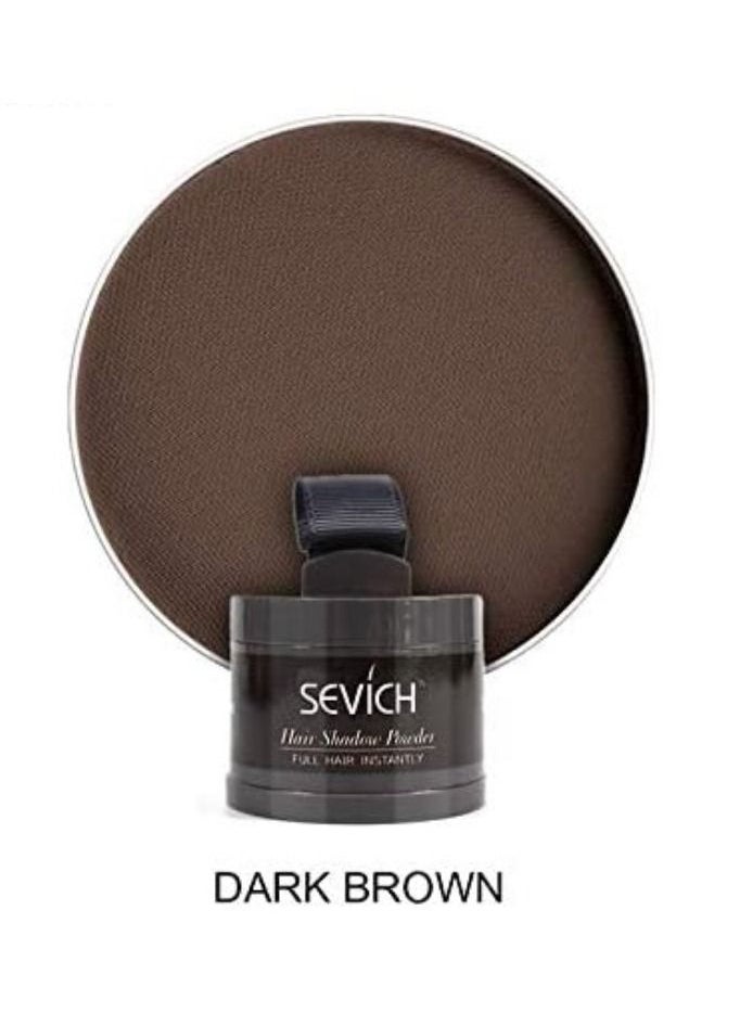 Sevich Instantly Hairline Shadow Hairline Powder Quick Cover Hair Root Concealer Eyebrows & Beard Line Hair Root Touch Up for Thinning Hairline Windproof & Sweatproof (Dark Brown)  - Image 2