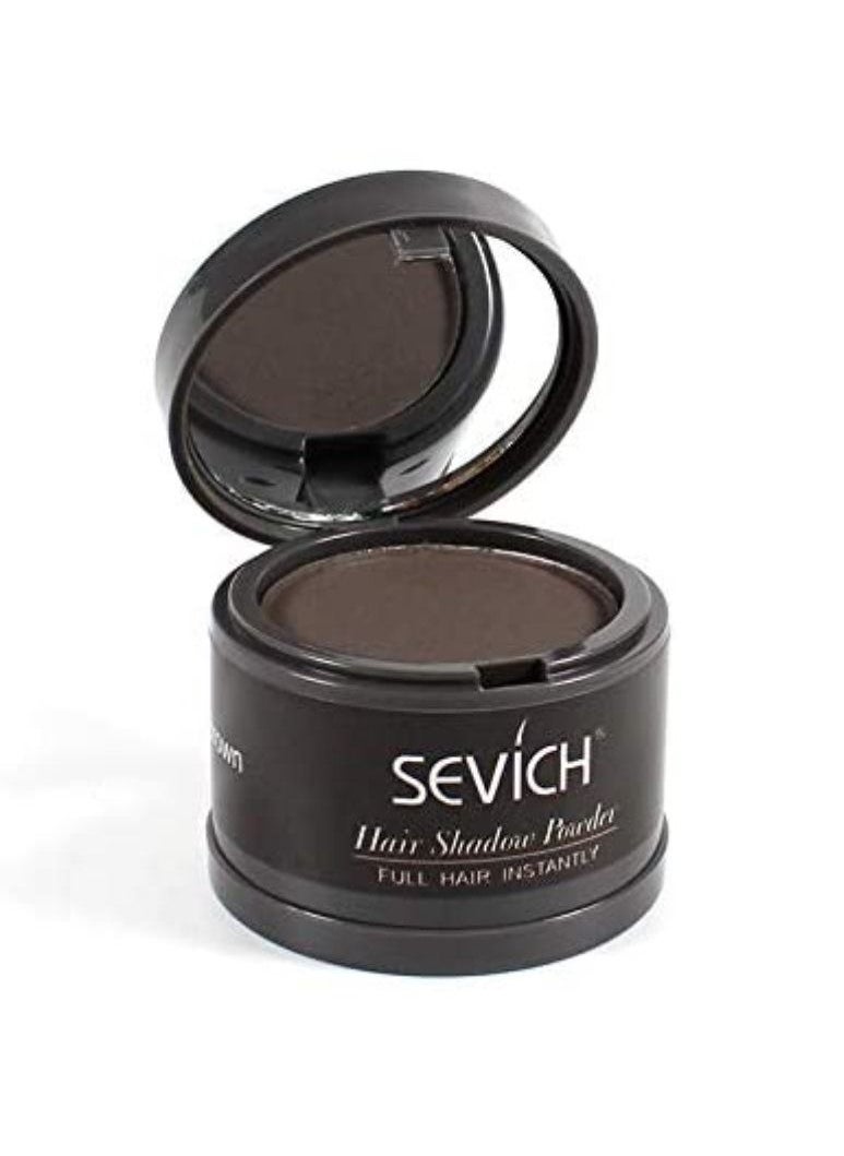 Sevich Instantly Hairline Shadow Hairline Powder Quick Cover Hair Root Concealer Eyebrows & Beard Line Hair Root Touch Up for Thinning Hairline Windproof & Sweatproof (Dark Brown)  - Image 3