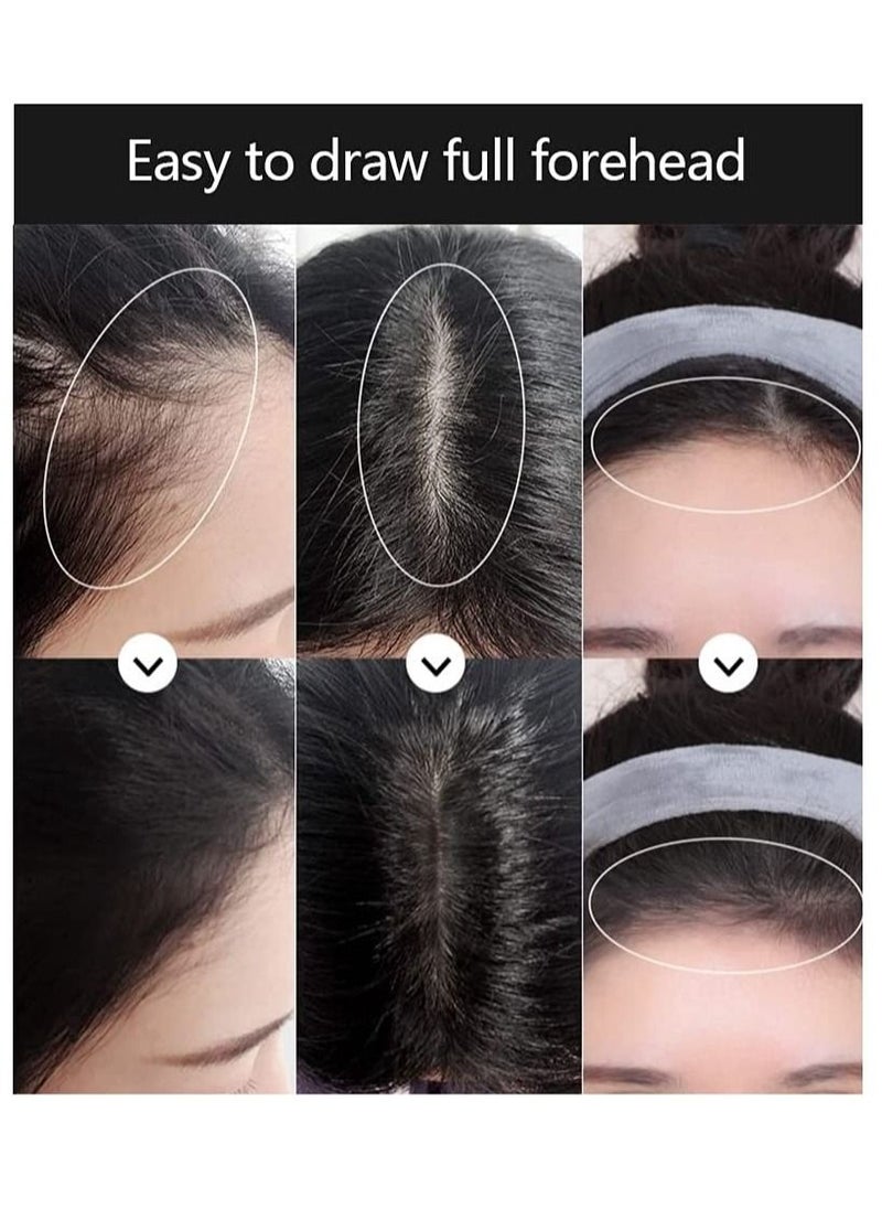 Sevich Instantly Hairline Shadow Hairline Powder Quick Cover Hair Root Concealer Eyebrows & Beard Line Hair Root Touch Up for Thinning Hairline Windproof & Sweatproof (Dark Brown)  - Image 4