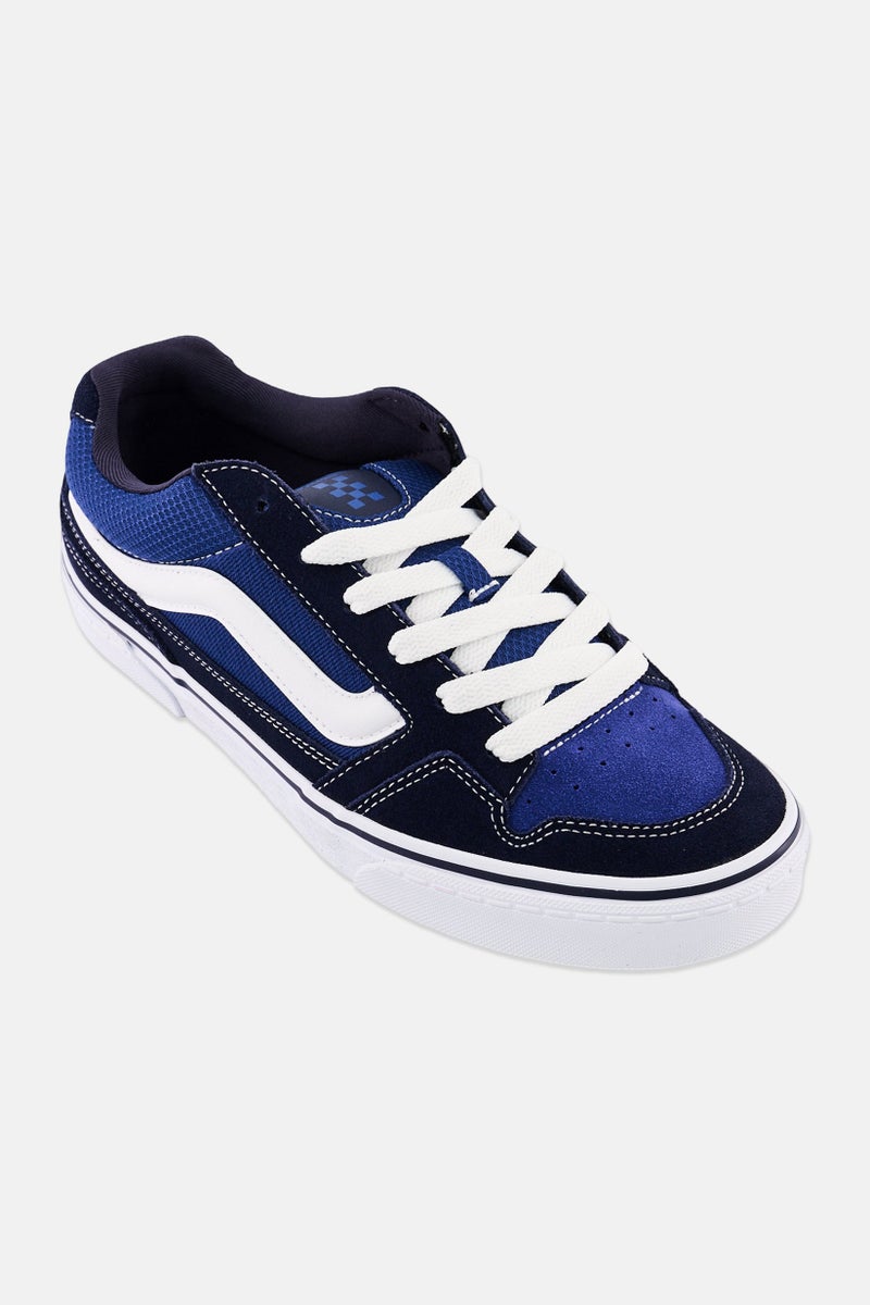 VANS Men Caldrone Lace Up Skateboarding Shoes, Navy - Image 1