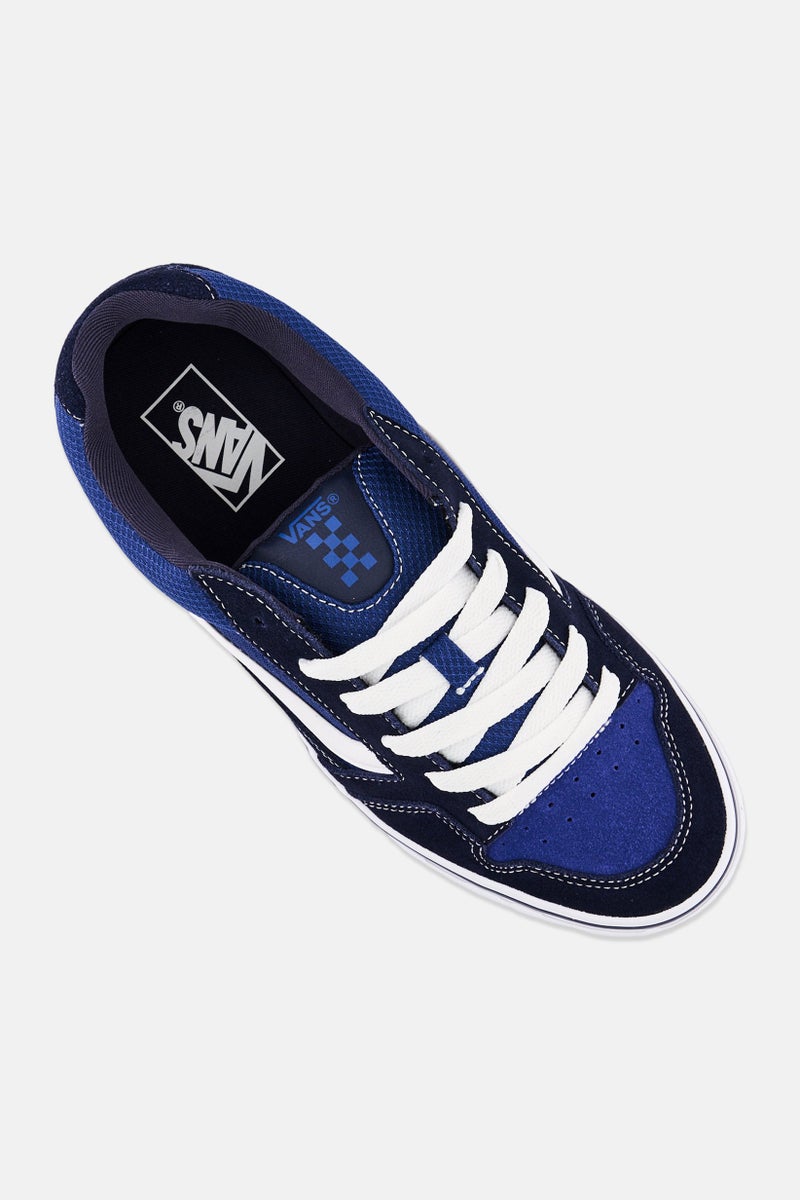 VANS Men Caldrone Lace Up Skateboarding Shoes, Navy - Image 3