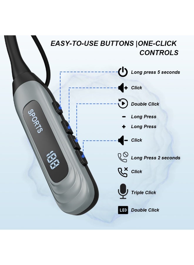 caijin Bluetooth Neck Sports Wireless Headphones，Bluetooth 5.49, IPX5 waterproof sports Headphones, with microphone, over 10 hours of playback time, over 10 hours of standby time, LED battery indicator, magnetic in-ear design, suitable for running, exercising, and the gym (black) - Image 2