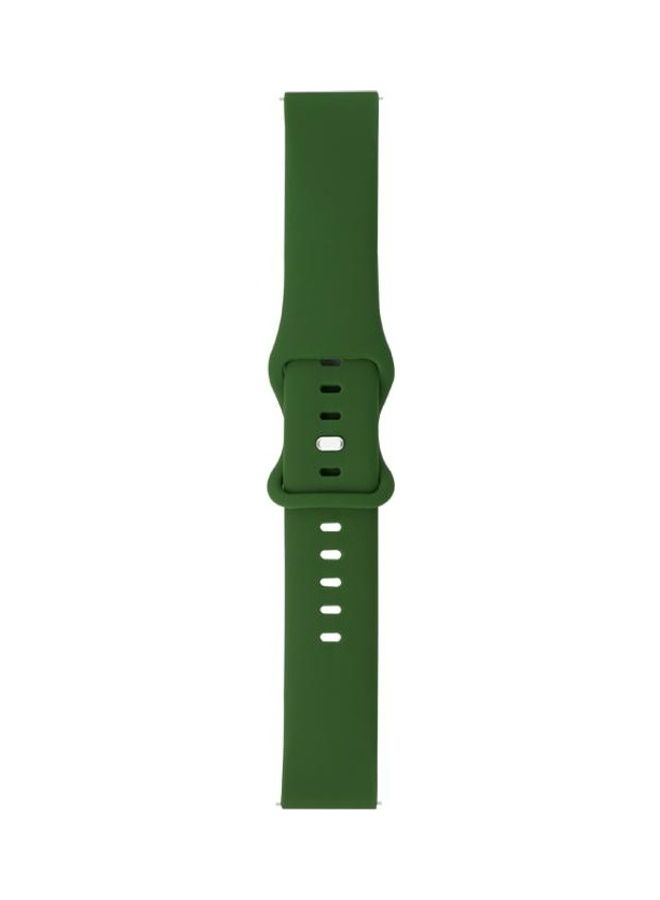 Silicone Replacement Strap Watchband For Huawei Watch GT 2 42mm Green - Image 1