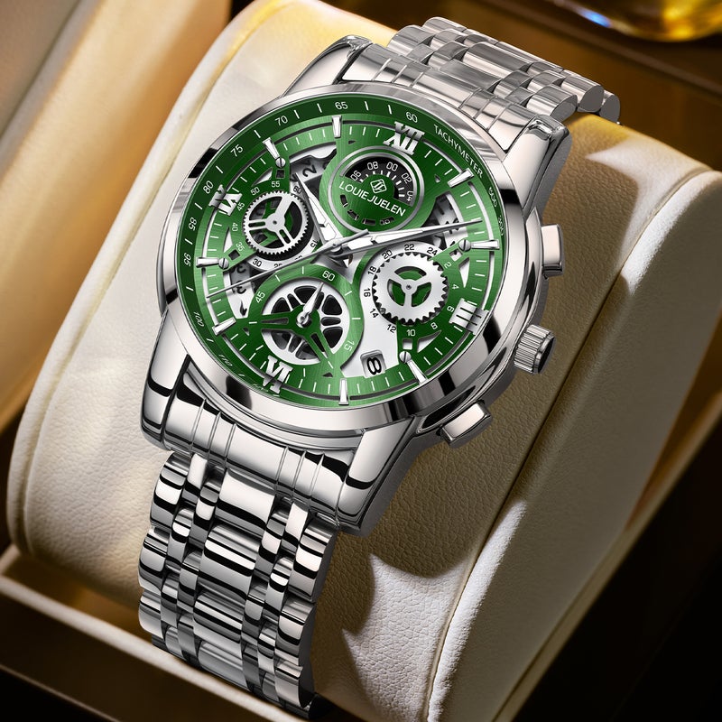 LOUIE JUELEN Quartz Wrist Watch for Men Women - Image 1