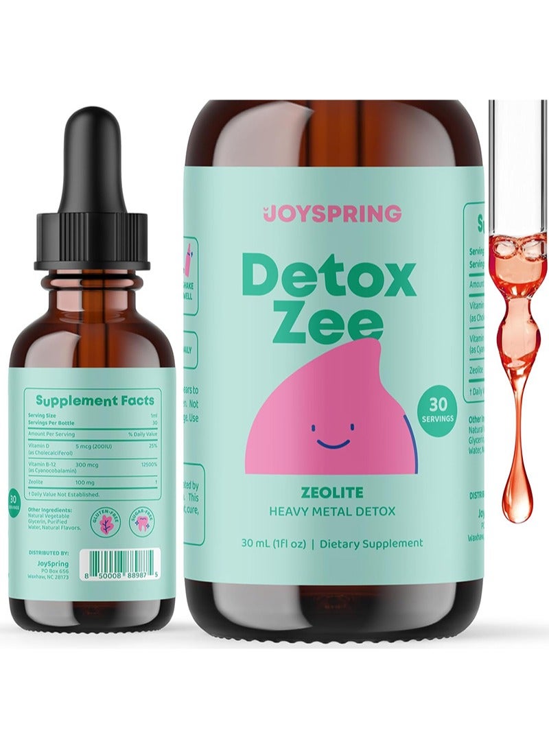 JoySpring JoySpring Zeolite Drops for Kids–Natural Berry Flavor with Vitamin D3–Supports Wellness and Everyday Vitality–30-Day Supply - Image 1