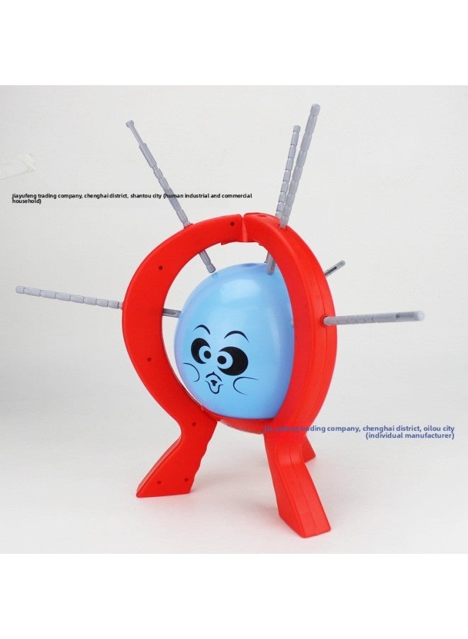 Loquat Balloon Play Big Adventure Decompression Creative Children's Indoor Interactive Toys Fun Decompression Novelty Stall-Color:Bang Balloon (glue Stick X 9 Dice × 1 Bracket × 1 Round Frame × 1 Balloon × - Image 4