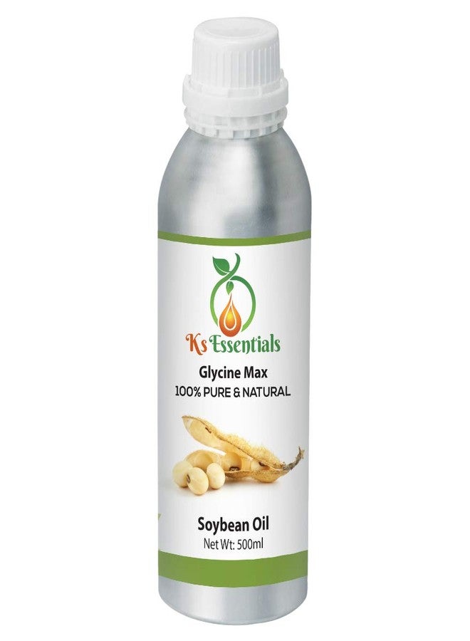 Ks Essentials 100% Pure Soybean Oil (Glycine max) Natural Therapeutic Grade 500ml - Image 1