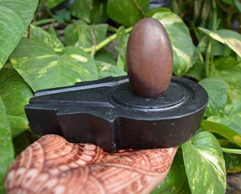 SHIVDEV CRAFT Narmadeshwar Shivling with Jaldhara Abhishekam Set Stand Lota Trishul Puja Plate Set - Image 3