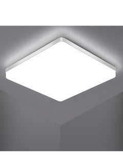 Square LED Ceiling Light LED Ceiling Lamp for Bathroom, Living Room, Kitchen, Bedroom
