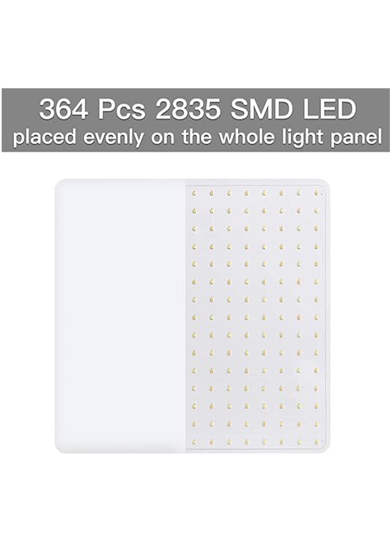 Goeco - Square LED Ceiling Light LED Ceiling Lamp for Bathroom, Living Room, Kitchen, Bedroom - Image 1