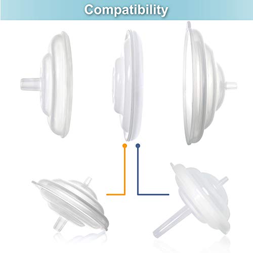 Nenesupply Silicone Backflow Protector Membrane Compatible with Spectra Backflow Protector Use on S2 S1 9 Plus Breast Pumps Replacement for Spectra Pump Parts and S1 S2 Parts Accessories - Image 2