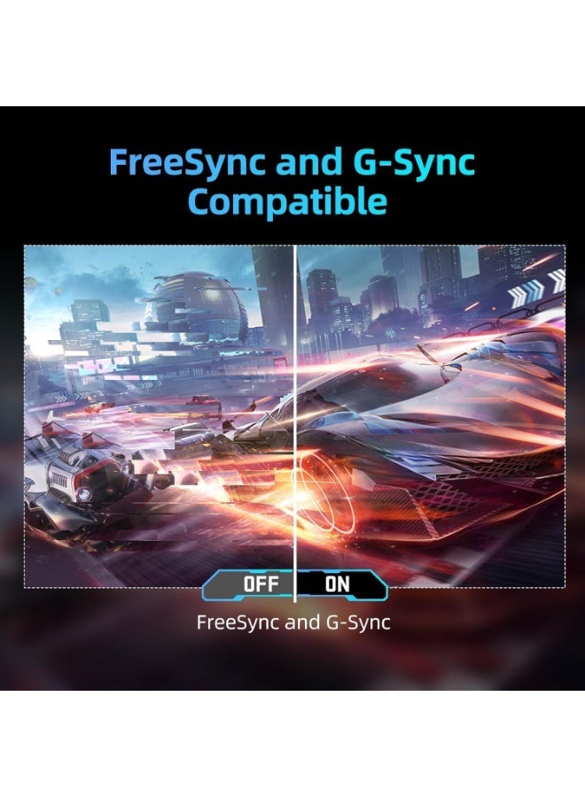 27-inch Gaming Curved Monitor Full HD 1080P 1920x1080 With 240Hz (Supports 165Hz) | AMD FreeSync Premium Technology  | 1ms (VRB) | VA Screen, DP HDMI, White - Image 3