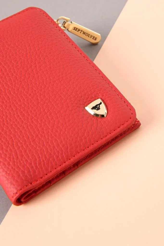 Septwolves Snowdrop Leather Women's Card Holder and Wallet