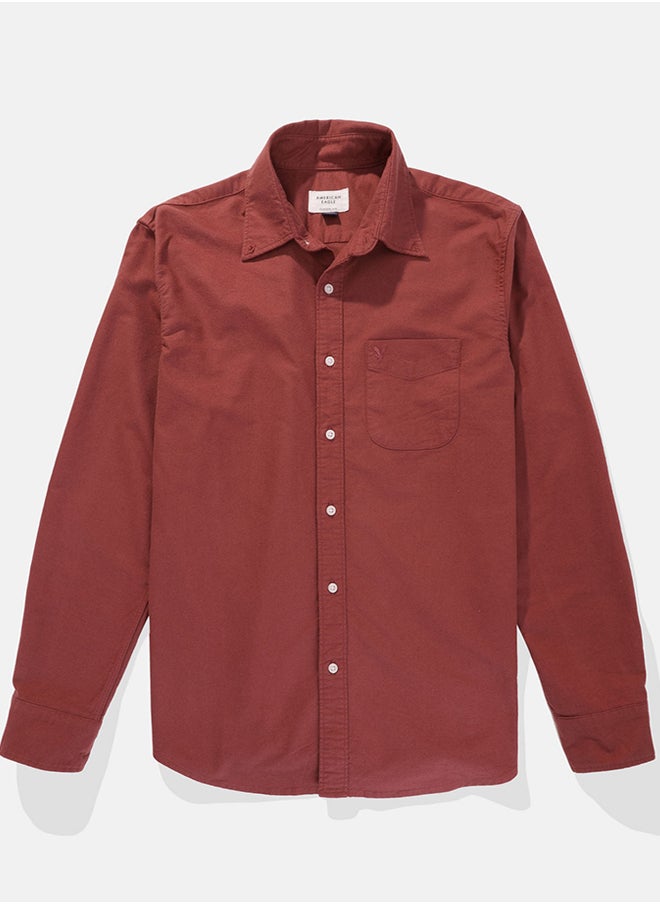 American Eagle AE Everyday Oxford Button-Up Shirt  - Image 4