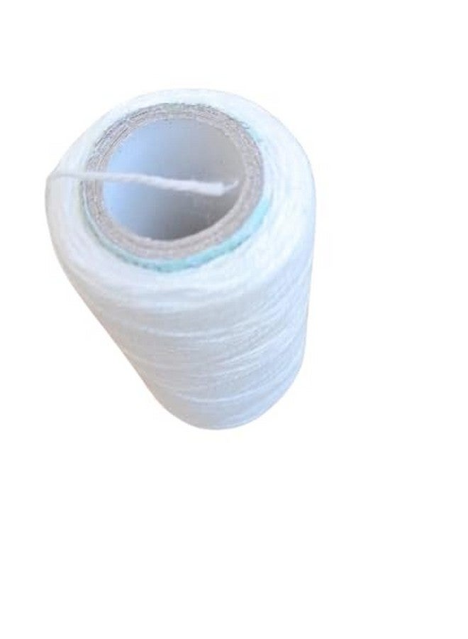 Hookcart Cotton Yarn Thread Unbreakable for Flower Garland Making and Other Crafts, White, Pack of 5 - Image 3