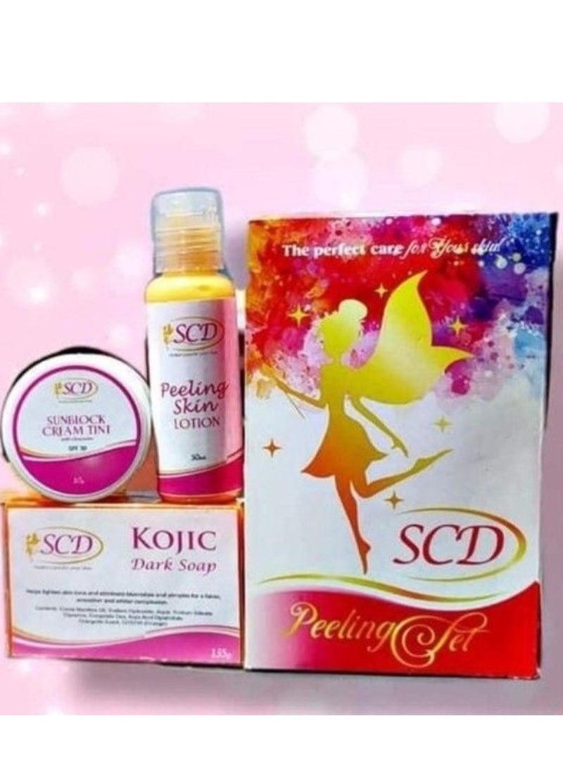 إس سي دي مجموعة غسول التقشير