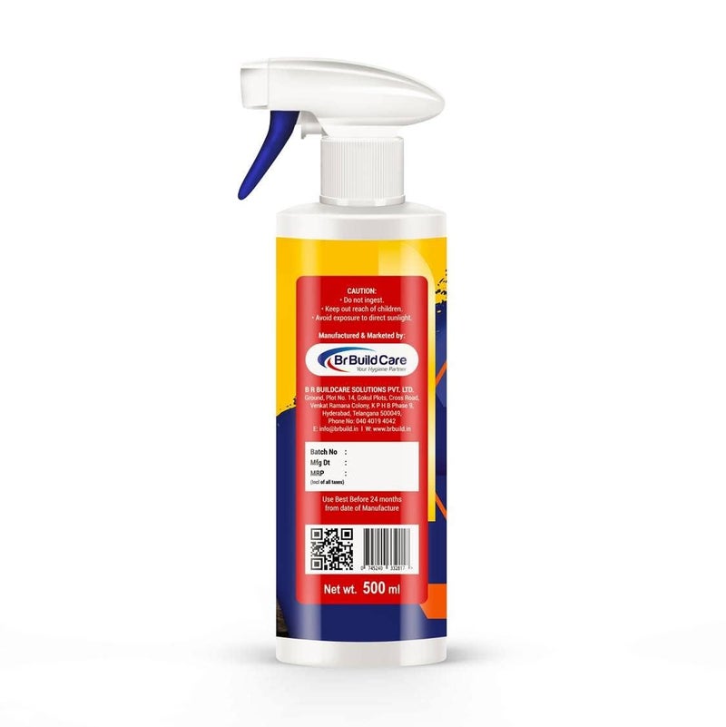 BLUEOXY Orange Cat Litter Tray Cleaner And Deodorizer |Ecology Formulation |Little Tay Cleaner |Odour Remover |Deodorizer |Rtu |Cat Pan Cleaner |Spray 500 Ml |Qty 1 - Image 5