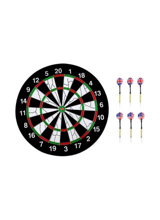 Professional Double-sided Dartboard with 6 darts-45 cm - pzsku/ZA4182D7764CAB8B90018Z/45/_/1642788064/567fe45e-f483-44d7-8b24-24406a499e0d