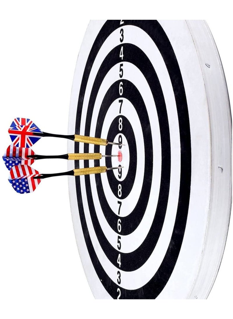 Professional Double-sided Dartboard with 6 darts-45 cm