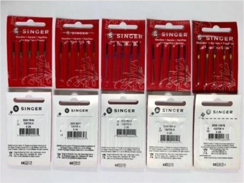 SINGER Sewing Machine Needle 5 Types 2045