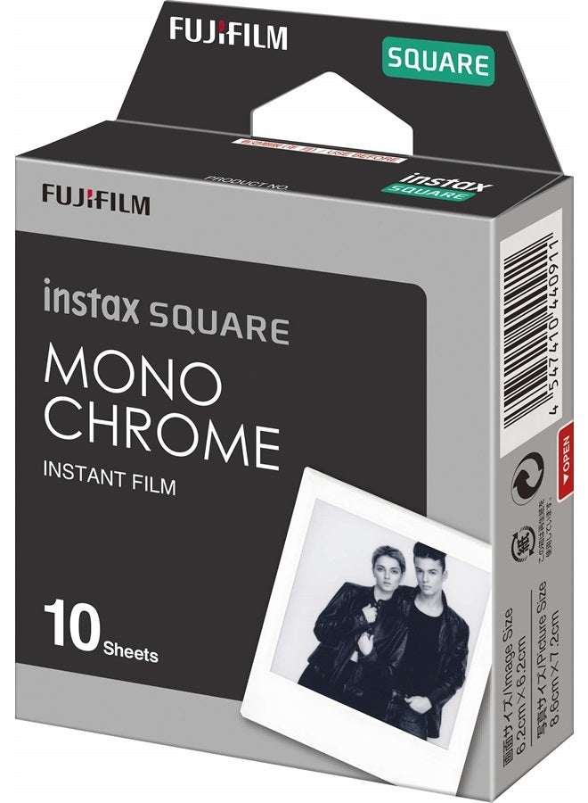 Instax SQUARE instant film Monochrome, 10 shot pack, suitable for all instax SQUARE cameras and printers - Image 3