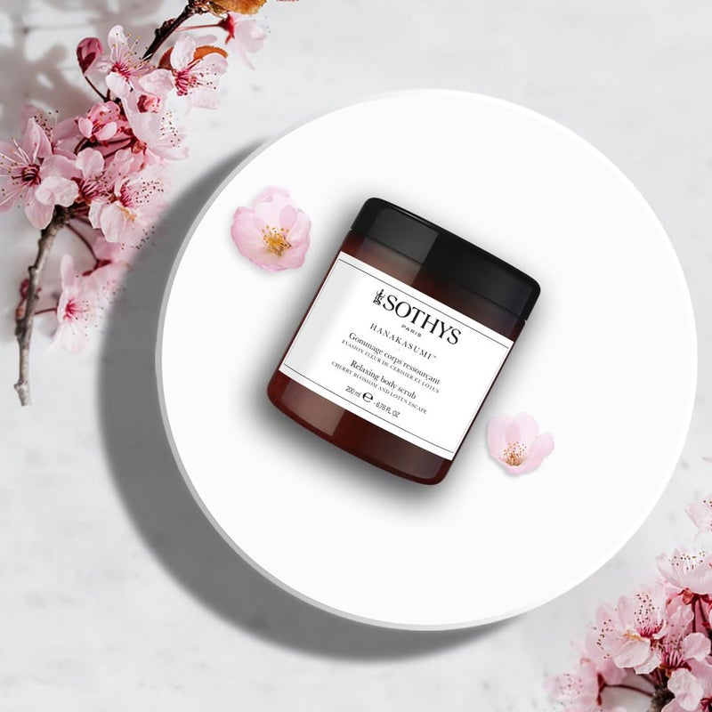 SOTHYS Relaxing Body Scrub Cherry blossom escape Exfoliating Sugar Scrub Smooth Nourished Skin - Image 2