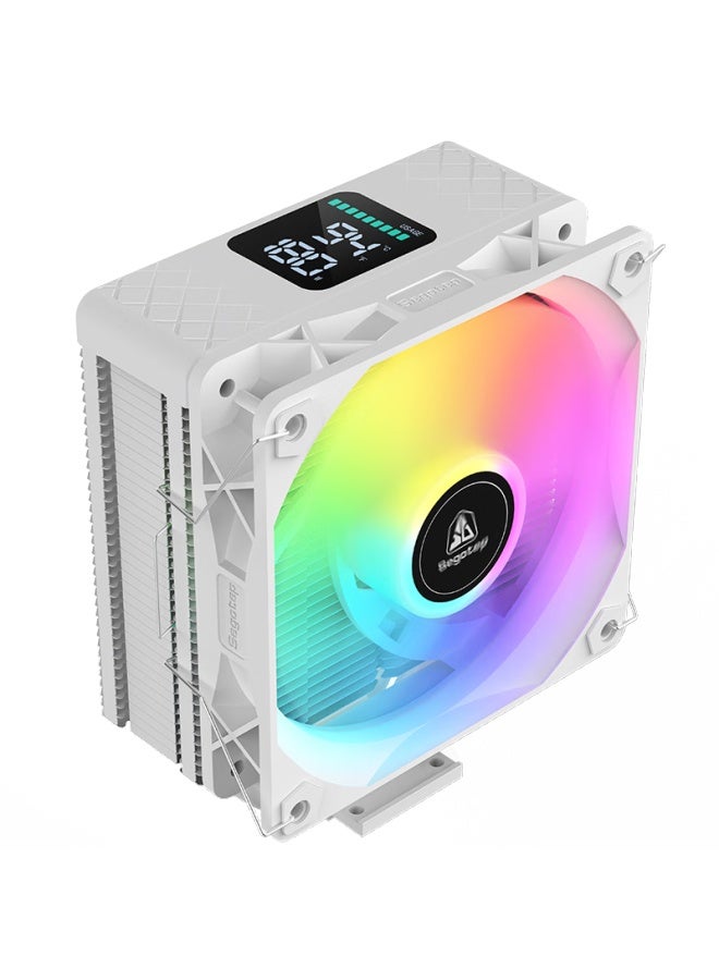 Segotep Fengzhi 4 Digital Display With Screen White Air-cooled Cpu Cooler - Image 1