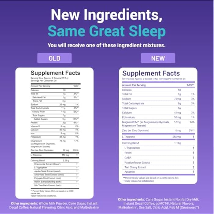 MoonBrew Magnesium Sleep Aid Drink Mix, Vanilla Latte – Melatonin-Free Nighttime Ritual for Relaxation & Deep Rest – Caffeine-Free Sleepy Latte with L-Theanine & Zinc – 25 Servings - Image 2