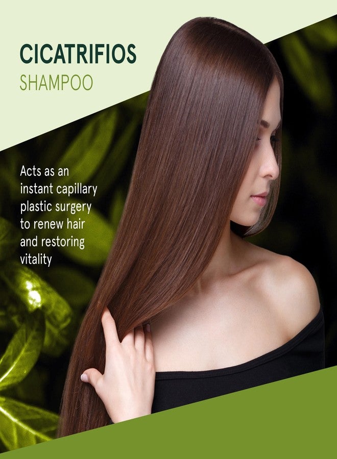 Inoar Cicatrifios Shampoo with RejuComplex3 & Deep Repair Formula for Damaged Hair, Frizz Control & Renewed Softness, 33.8 Fl Oz - Image 2