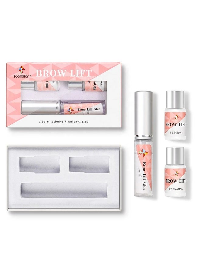 إيكونساين مجموعة ICONSIGN 2023 لصقل ورفع الحواجب مع أدوات مُحدثة - مجموعة رفع الحواجب الاحترافية للاستخدام المنزلي وفي الصالونات - Image 1