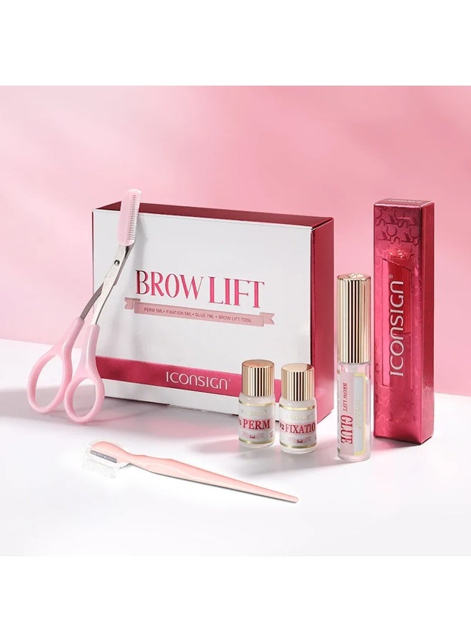 إيكونساين مجموعة ICONSIGN 2023 لصقل ورفع الحواجب مع أدوات مُحدثة - مجموعة رفع الحواجب الاحترافية للاستخدام المنزلي وفي الصالونات - Image 5