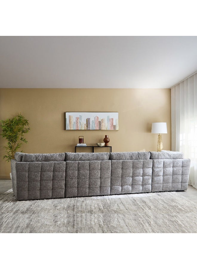 Franklin 5-Seater Fabric Sectional Corner Sofa