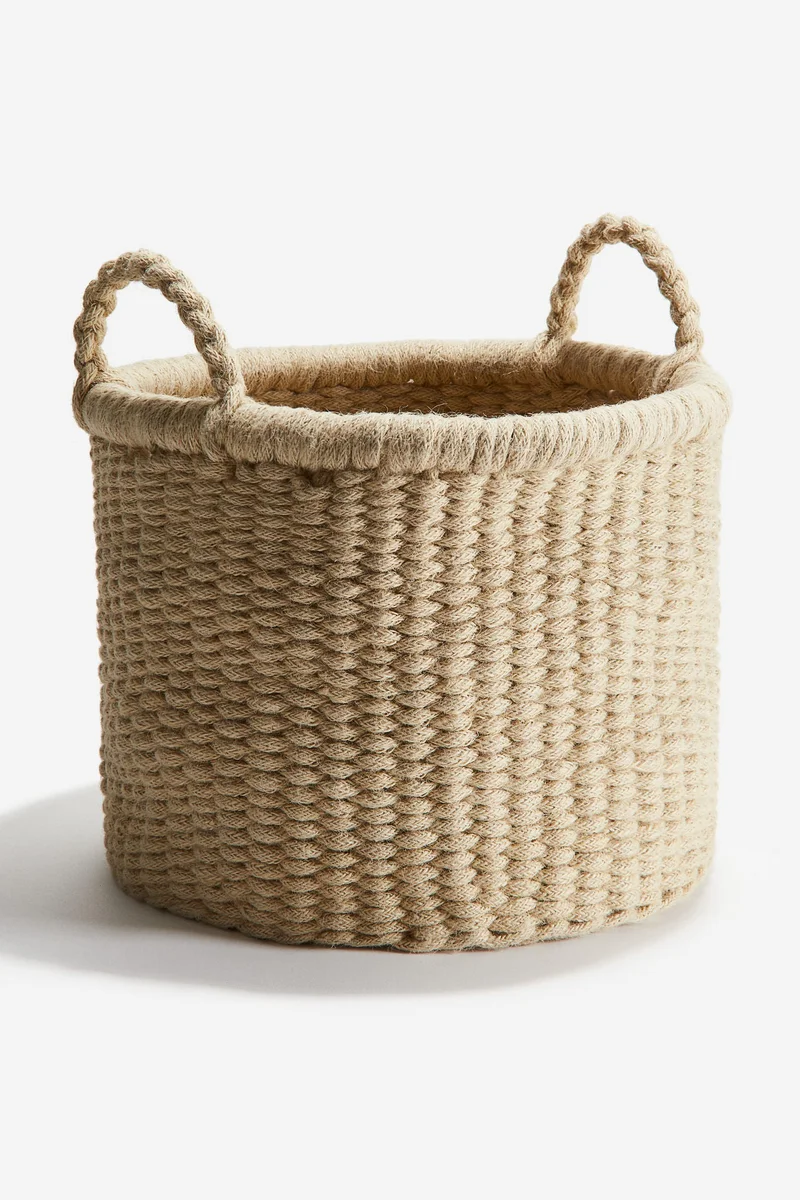 H&M Jute storage basket