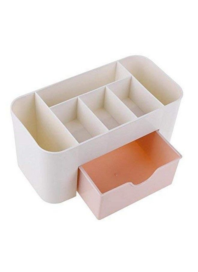RJ Storage Box Cosmetic Make Up Organiser Display Table Desktop Storage Stand Cosmetic Drawer Type Storage Box Case Holder Brush Pen Jewelry Organizer Saving Space  - Image 3