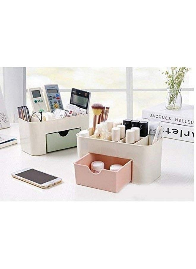 RJ Storage Box Cosmetic Make Up Organiser Display Table Desktop Storage Stand Cosmetic Drawer Type Storage Box Case Holder Brush Pen Jewelry Organizer Saving Space  - Image 4