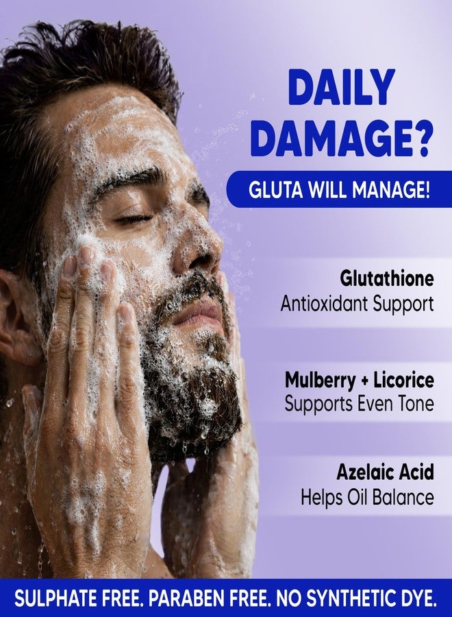 LetsShave Glutathione Face Wash for Men & Women | Tan Removal & Skin Brightening Cleanser | Step 1 Daily Routine | With Vitamin C | For Oily & Dull Skin | 100 ml - Image 3