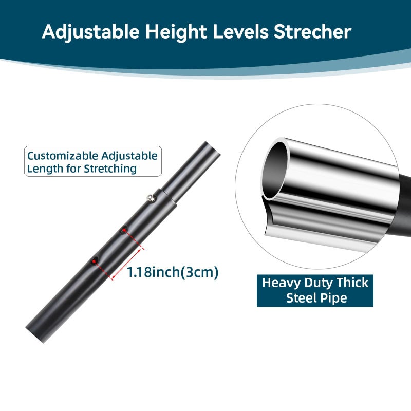 Zakdbbry Hamstring Stretcher, Knee Extension Device, Lower Back, Hip & Calf Stretching - Image 5