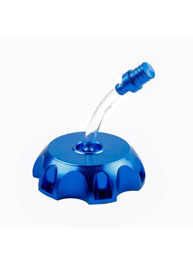 High Performance CNC Aluminum Gas Fuel Tank Cap Cover Breather Vent Valve Blue For 49mm ATV Dirt Pit Bike Petrol Tank 70cc 110cc 125cc 150cc - Image 5