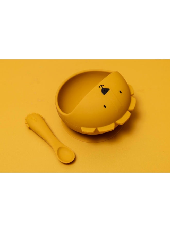 Trixie First Baby Silicone Meal Set - Mr. Lion - Image 5