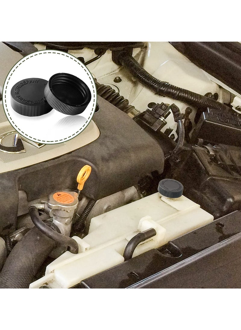 TLAXCA - 2 PCS 21712-79900 Coolant Overflow Reservoir Cap Radiator Overflow Tank Lid Cover Compatible with Infiniti Nissan Murano Rogue Versa OEM 2171279900 21712-79900 - Image 1