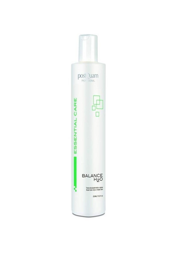 postQuam Professional Balance H2O Facial Tonic for Mixed or Oily Skin 250ml – Spanish Beauty – Mentholated Solution with Algae – Regulates Excess Sebaceous Secretion- Hydrates and Refreshes Skin - Image 2